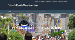 Desktop Screenshot of orlandofloridavacations.net