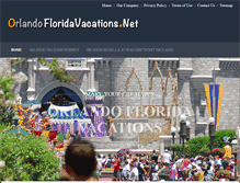 Tablet Screenshot of orlandofloridavacations.net